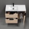 Wall Mounted Bathroom Vanity, Modern, 36